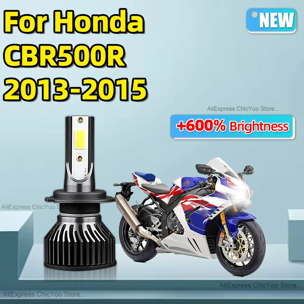 

15000LM H7 LED Bulbs Canbus No Error Motorcycle Headlight COB CHIP with Fast Speed Cooling Fan For Honda CBR500R 2013 2014 2015