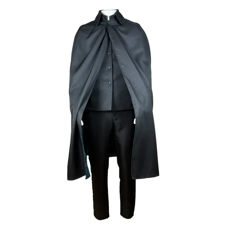 Anime Bungo Stray Dogs Edogawa Rampo Costume Cosplay mantello nero giacca pantaloni Detective uniforme vestito Halloween vestiti di natale