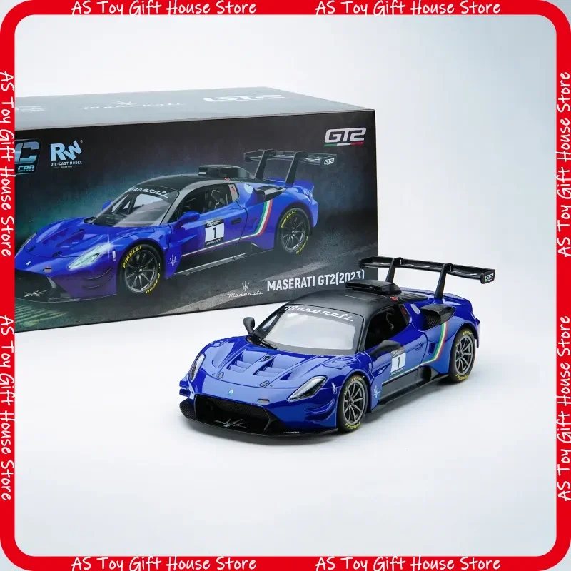 

TSC Maserati Gt2 New In Stock 1 24 Scale Alloy Race Car Model Reproduction Real Car Desk Decoration Holiday Gift For Collectors