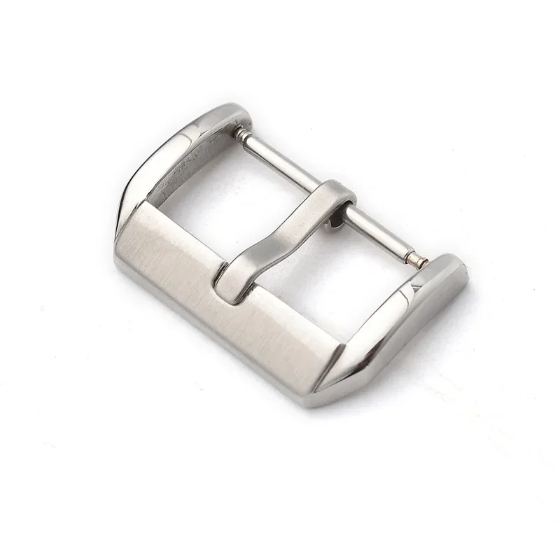 304 Stainless Steel Buckle 10/12/14/16/18/20/22/24mm Watch Band Buckle for IWC Leather Silicone Band Button Pins Metal Clasps