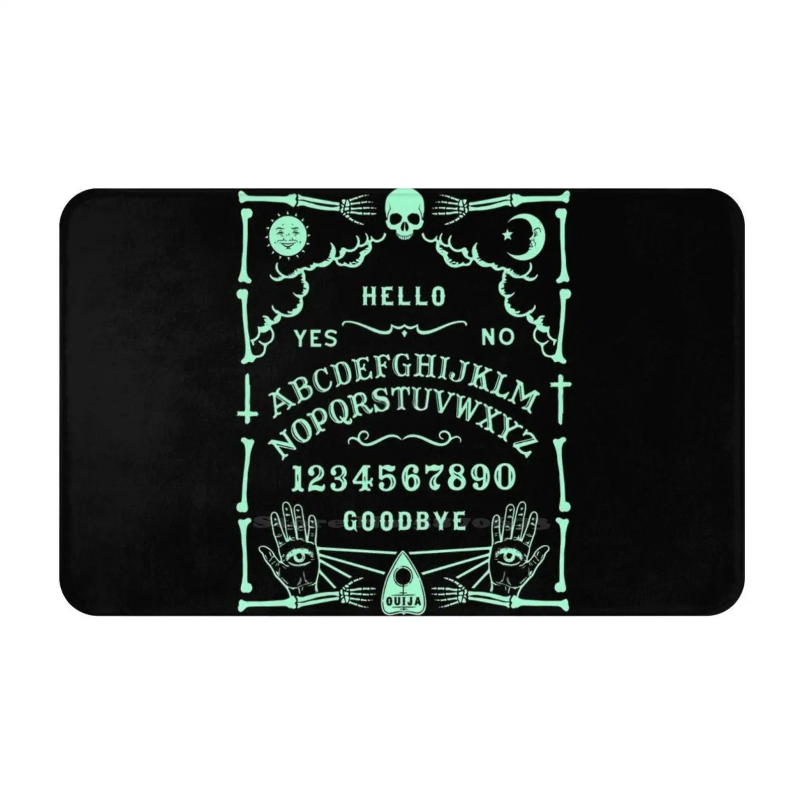 - Spirit Board Soft Cushion Car Home Carpet Door Mat Spirit Board Witch Board Spiritboard Occult Satanic Dark Arts Magick