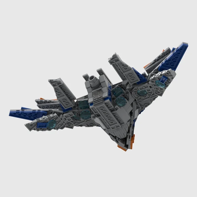 408pcs MOC Midi Scale Marvelled Guardians Model Building Blocks Festival Gift Architecture Toys DIY Education Brick Birthday - view 4