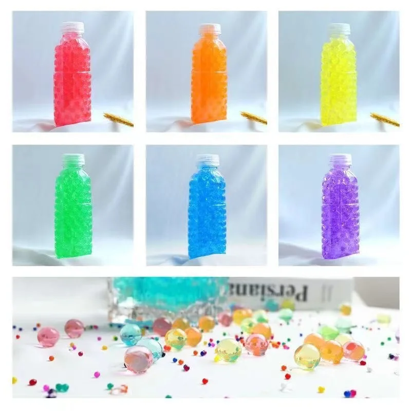 500g/bag Magic Crystal Soil Mud Transparent Colorful Children Toy Water Beads For Kids Flowers Growing Up Water Hydrogel Balls