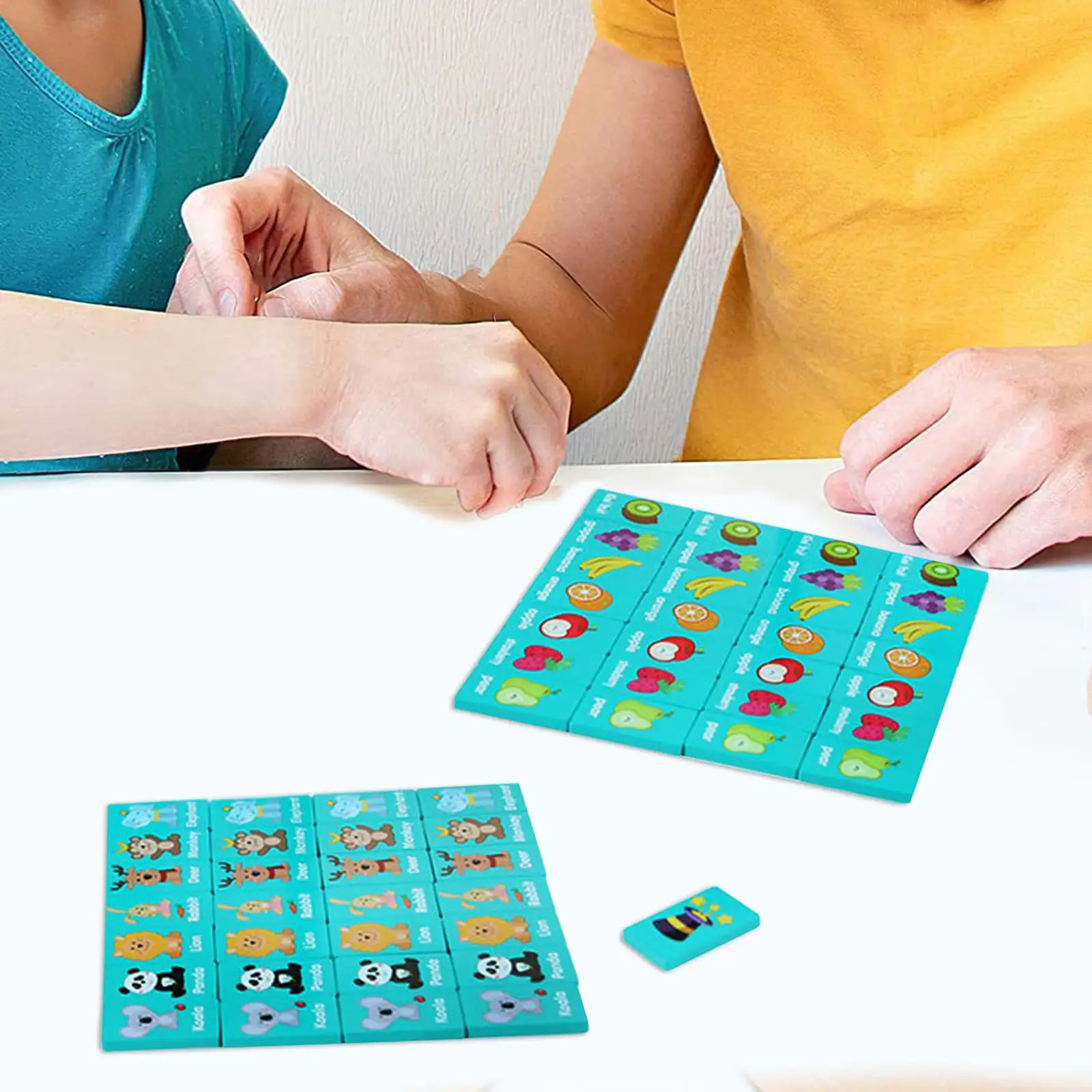 36x Montessori Dominos Speelgoed Houten Domino Puzzel Voor Jongens En Meisjes Kinderen