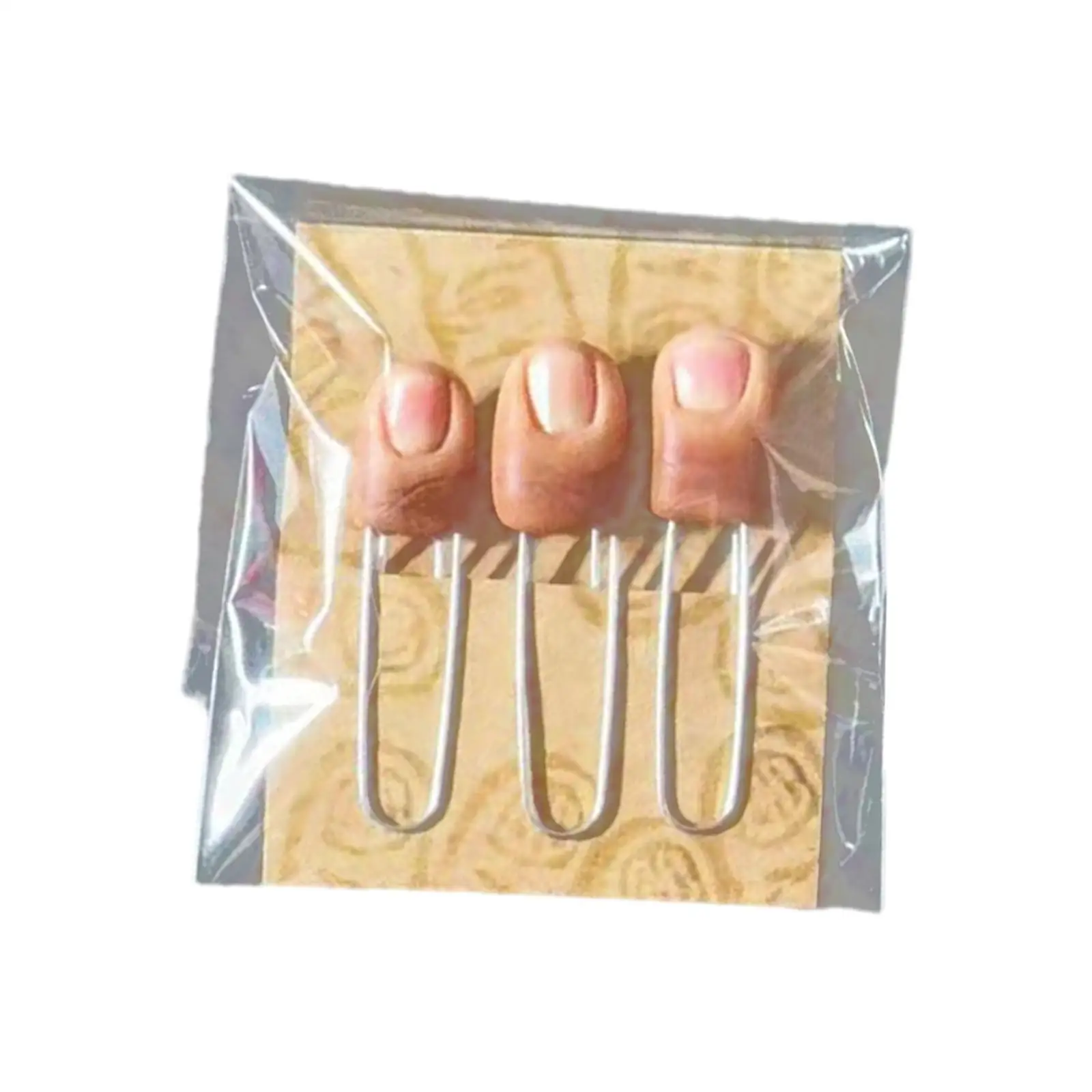 3x Funny Paperclip Bookmarks suits Home Office School Durable Stationery Gifts Creative Birthday Party Gifts Finger Paperclips