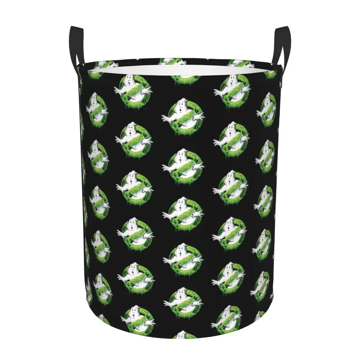 Custom Ghost Hunters Busters Classic Slime Laundry Hamper Large Storage Basket 80s Ghostbusters Kids Nursery Toy Organizer