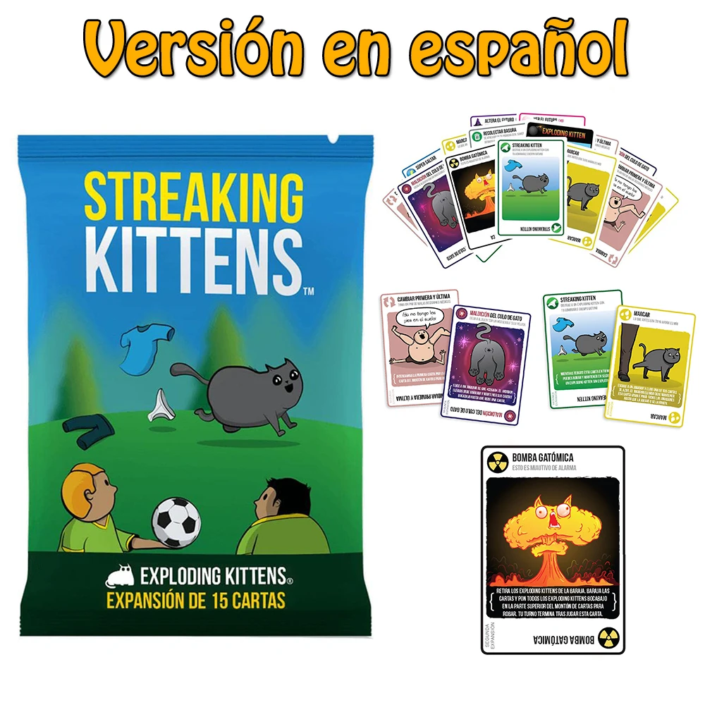 Yavru kedilerin explodedolu Juego de gatitos explotantes, fiesta Comuniles ve amigables con la familia, juegos de