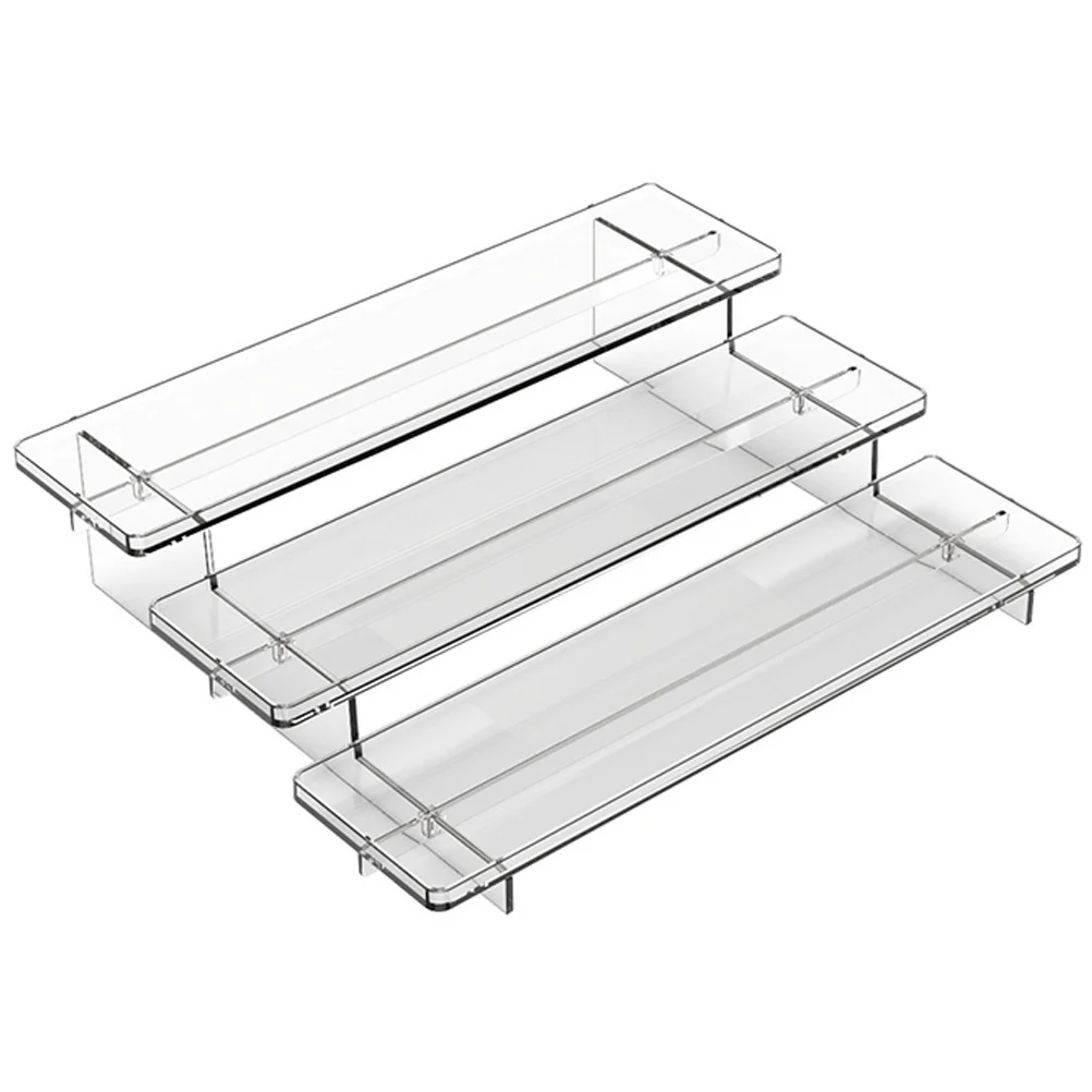 

3-Tier Storage Rack Makeup Organizer Shelf Spice Cabinet Holder Kitchen Closet Space Saving for Skincare