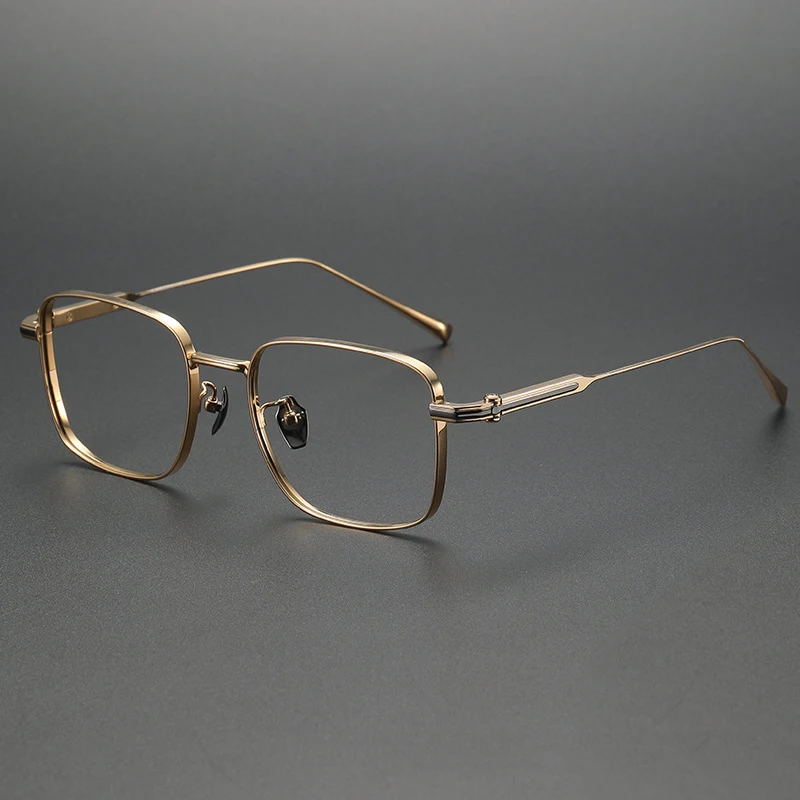 

Men's High Quality Business Vintage Square Eyeglasses Titanium Casual Optical Glasses Frame for Women