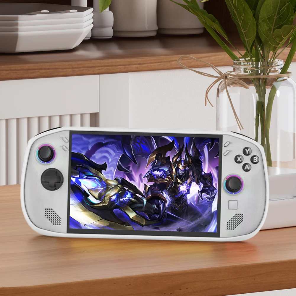 TPU-Hülle für Lenovo Legion Go S Handheld-Konsole, stoßfest, vollständig schützend, ergonomische, weiche TPU-Schutzhülle, Spielezubehör