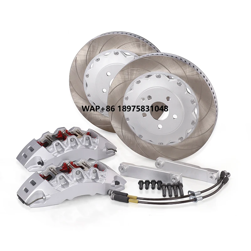 

New Racing Big Brake Kit Front 8 Pot Calipers R19 380MM Disc Rear 4 Pot Calipers