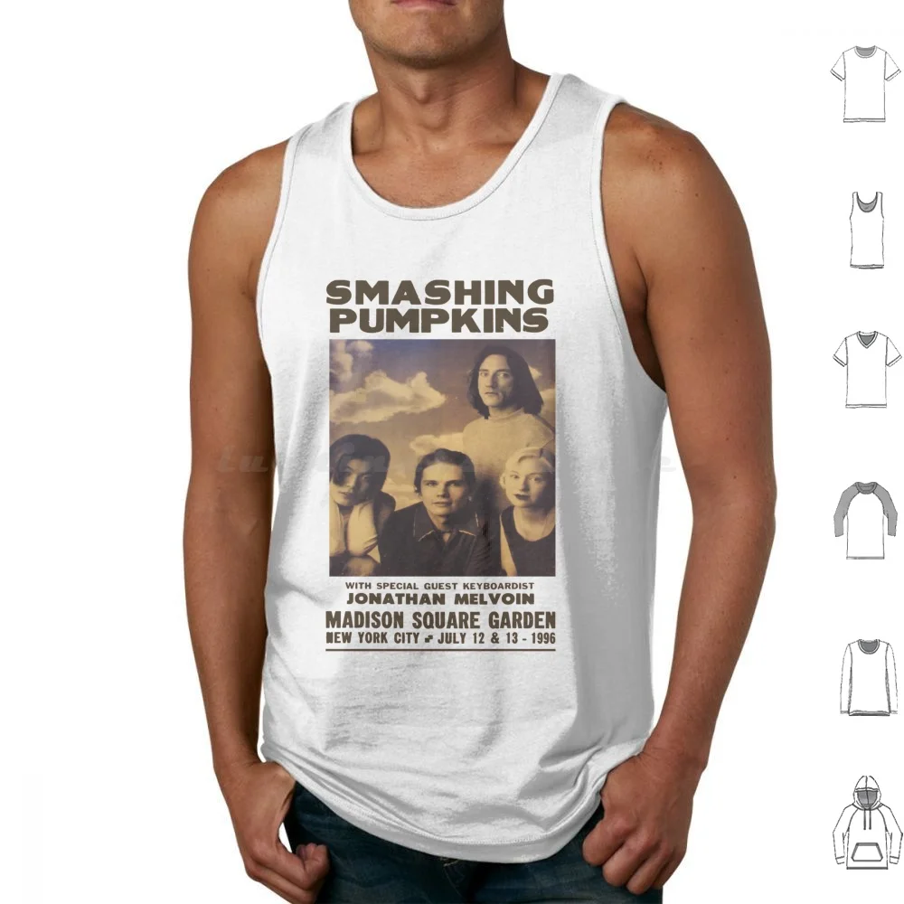 Smashing Pumpkins Poster Madison Square Garden Tank Tops Vest Sleeveless The Smashing Pumpkin Pumpkins Smashing