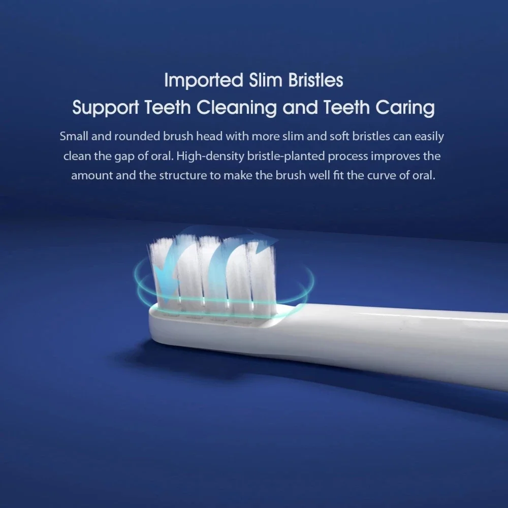 Sonicare-cabezales de cepillo de dientes eléctrico para Xiaomi Mijia T100, cabezales de repuesto para limpieza bucal profunda, 20 unidades