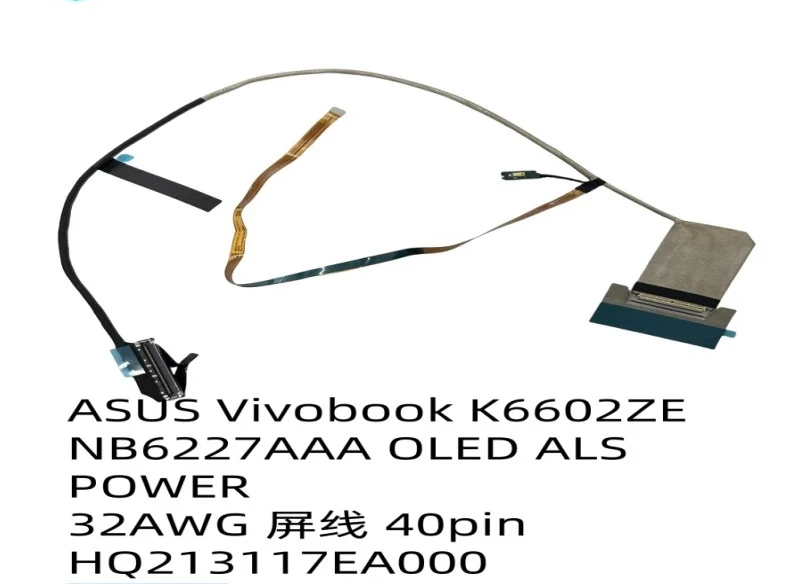 

Для ASUS Vivobook K6602ZE NB6227AAA OLED ALS экранный кабель HQ213117EA000