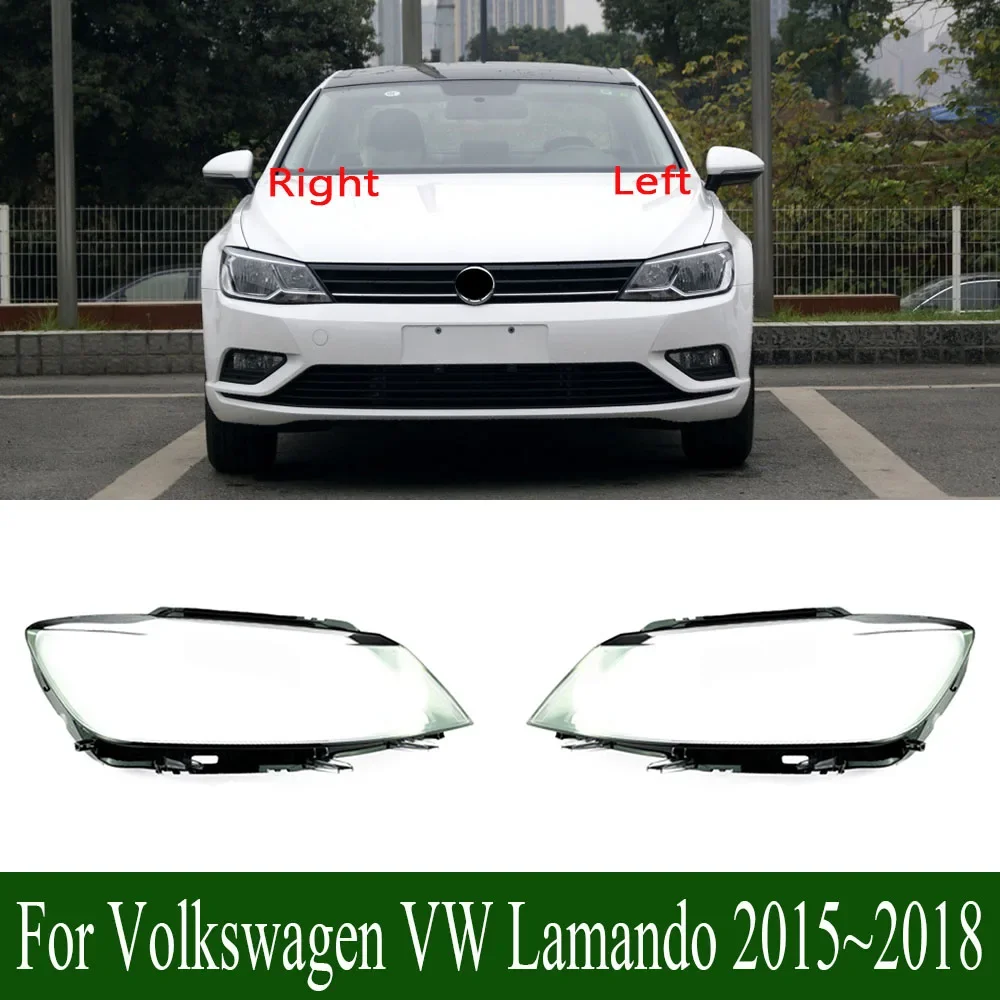 

Для Volkswagen VW Lamando 2015 ~ 2018 крышка фары абажур лампа корпус фары линза из плексигласа заменить оригинальный абажур