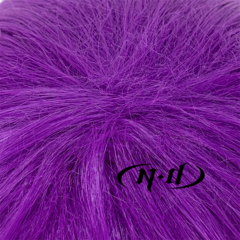 ND Houseki no Kuni Amethyst Cosplay Perücken Thirty Three 33, Anime Cos Lila Perücken für Kostüm-Mottoparty, hitzebeständiges Synthetik