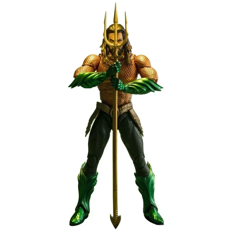 In Stock Original Bandai SHF Lost Kingdom Aquaman Aquaman 2 Action Figure ภาพเคลื่อนไหวของเล่นของขวัญสะสมอะนิเมะงานอดิเรก