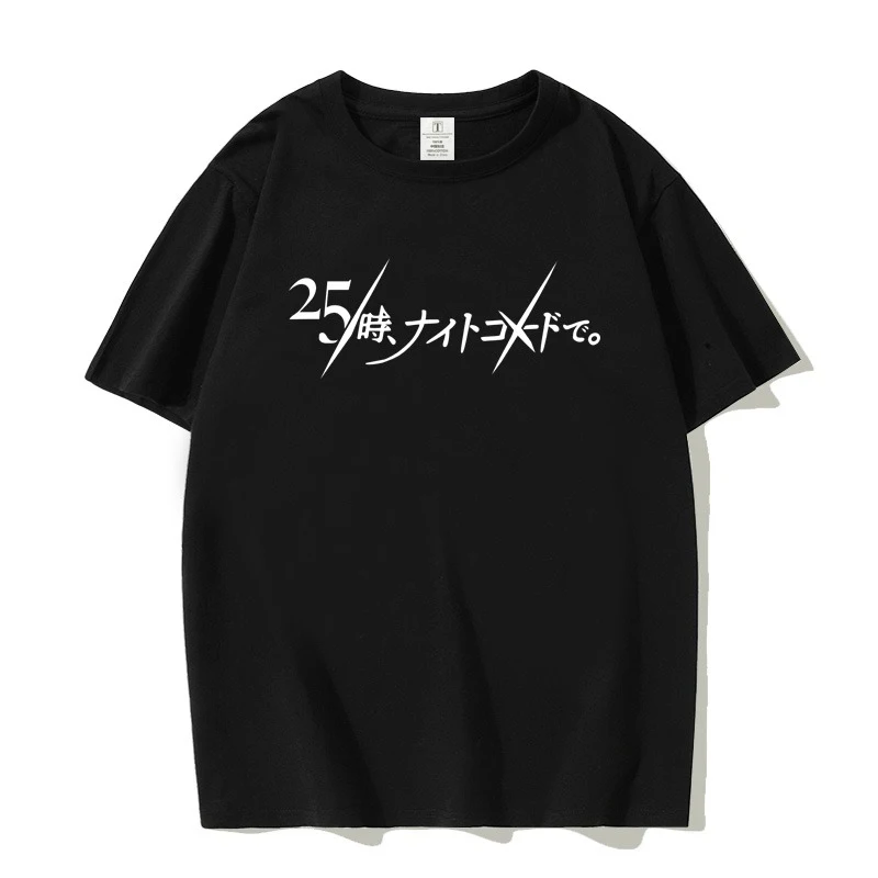 Project Sekai Nightcord 25ji Printed T-shirt Men Women Unisex Summer Short-sleeved Streetswear   T-Shirts