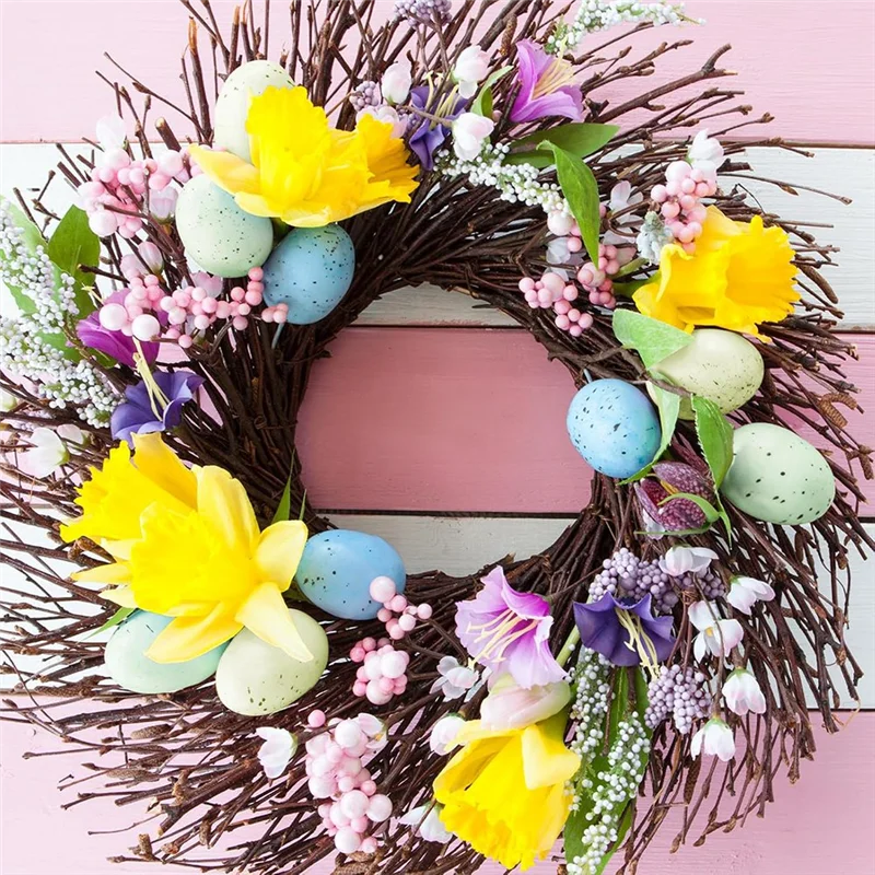 ABUL-40 pezzi di uova di Pasqua uova di schiuma maculate artificiali uova decorative verde blu pastello 2,1 pollici per la decorazione della tavola di Pasqua neutra