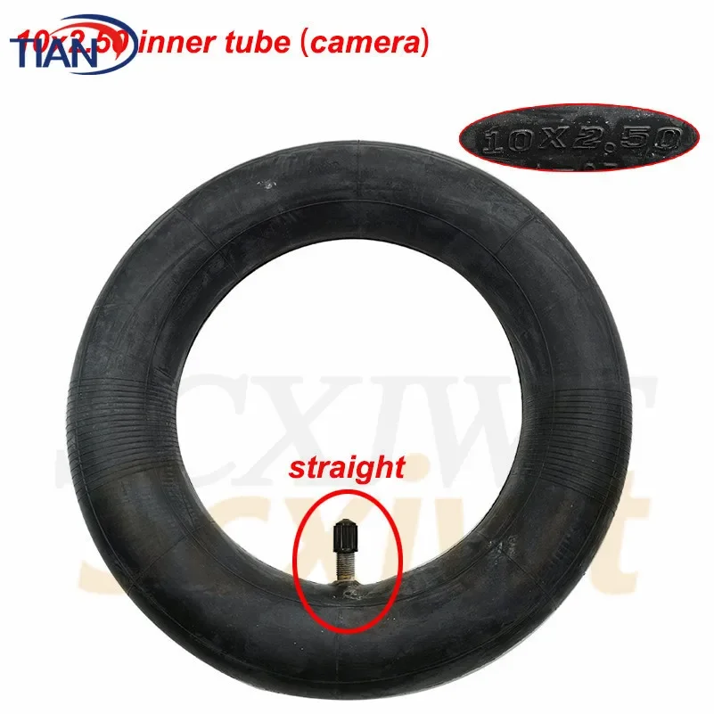 10x2.125 Butyl Rubber Inner Tube 10x2 10x2.50 Inner Tire 9x2.50 Inner Camera 10x1 1/4 for Electric Scooter Balance Car Parts