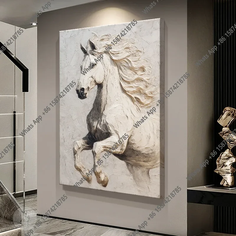 Wa Entry Entrance Decorative Painting Relief Three-dimensional Texture Feeling Corridor Hanging Painting Advanced Feeling Living