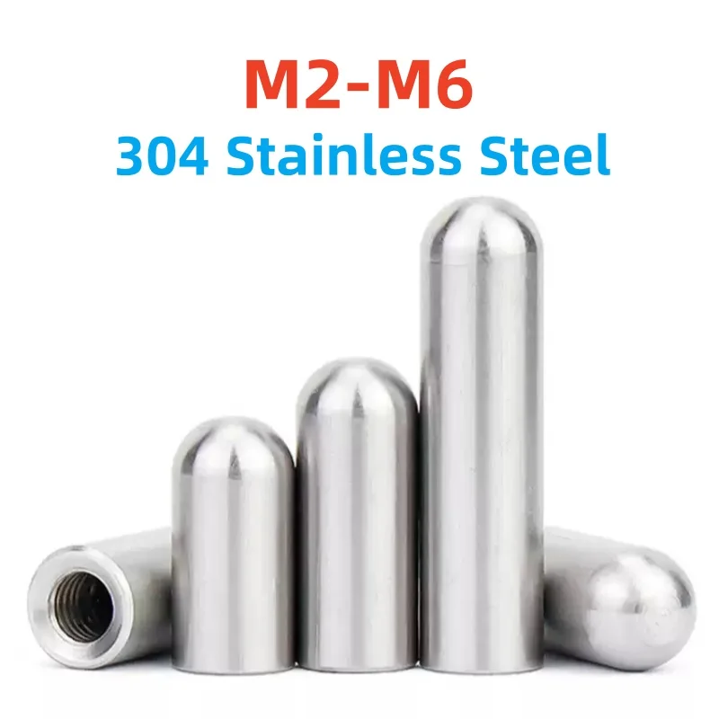 M2 M2.5 M3 M4 M5 M6 304 Stainless Steel Internal Thread Cylindrical Pin Internal Tooth Positioning Pin Embedded Insert Nut