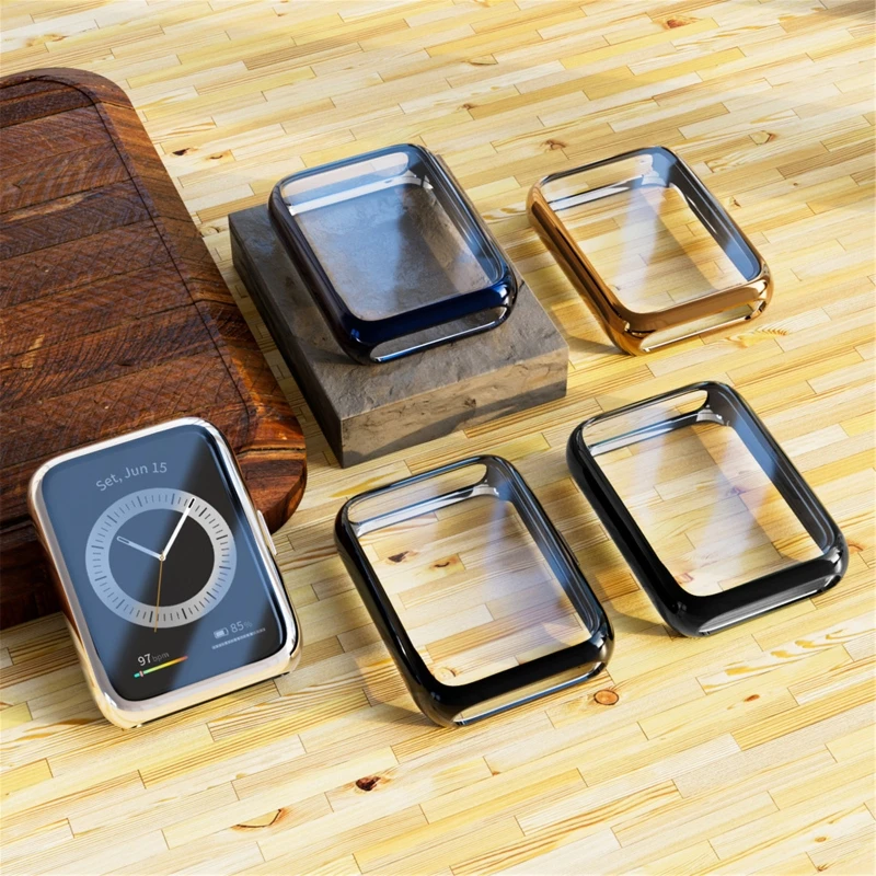 スマートウォッチバンパーケース,引っかき傷防止保護アクセサリー,Huawei Watch fit 2と互換性があります