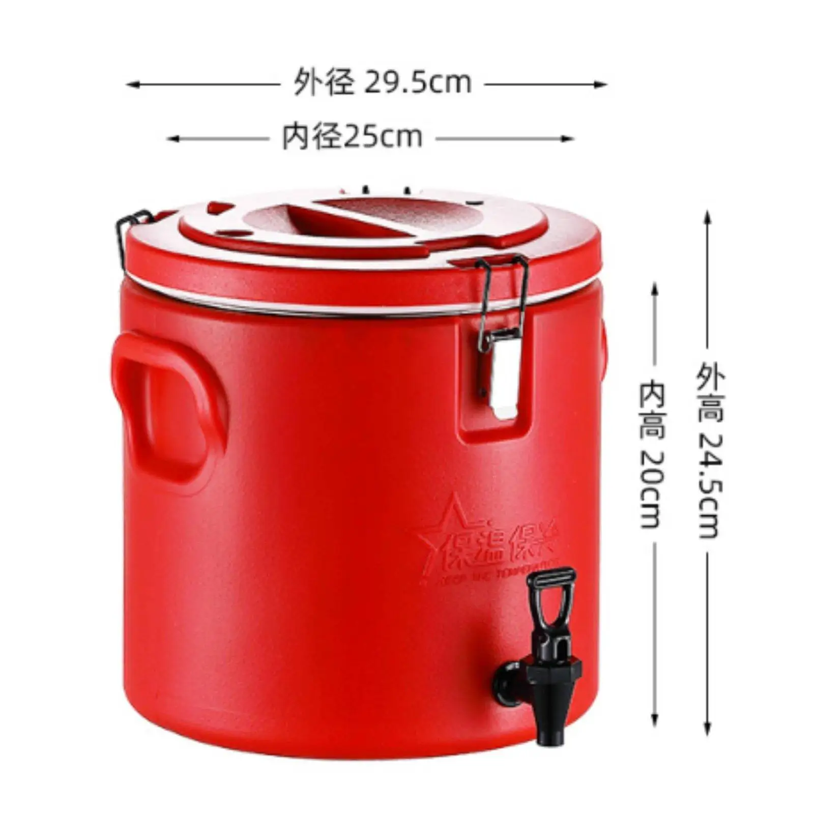 Large Capacity Insulated Food Carrier with Stainless Steel Liner for Catering Events Hot Cold 2