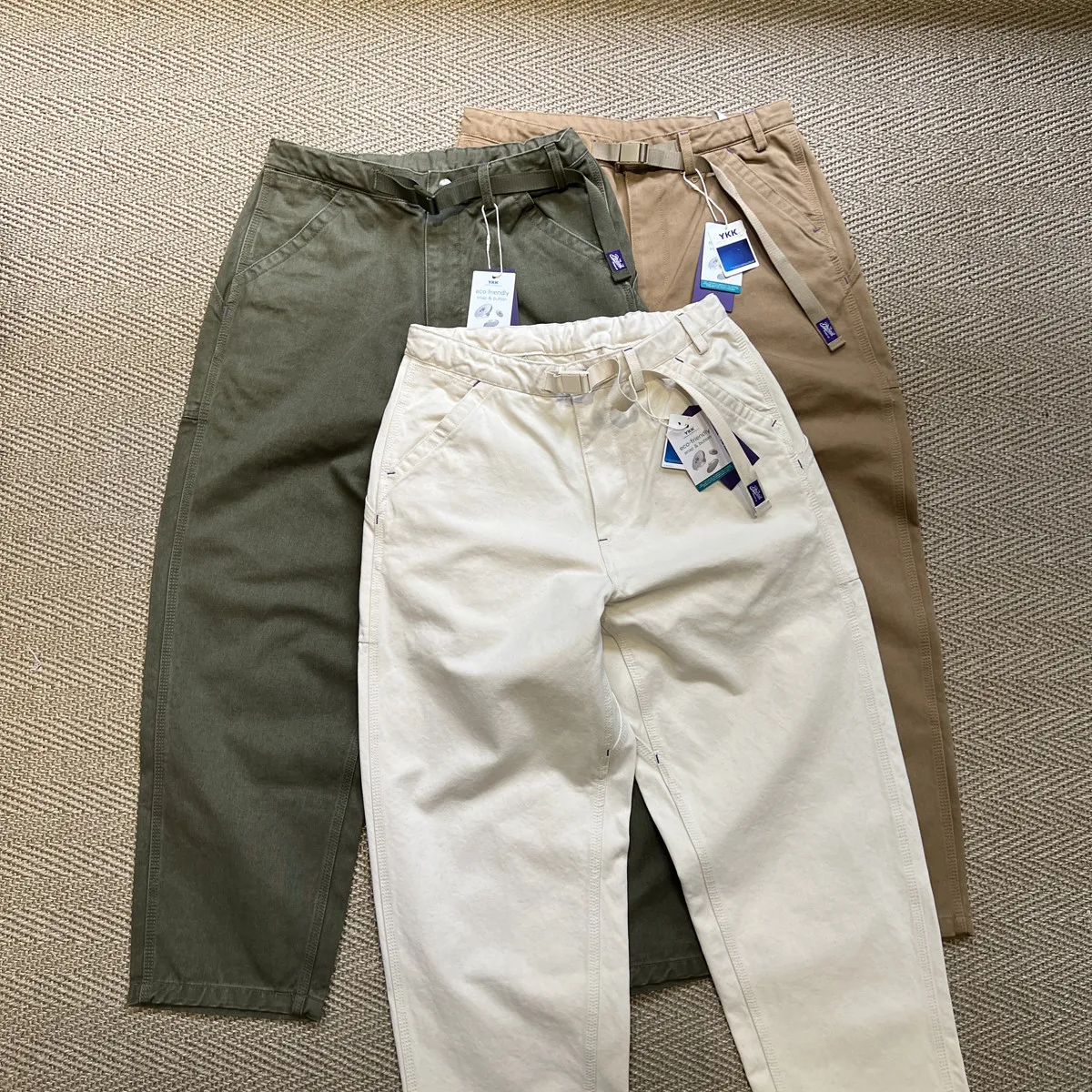 Amekaji Wear Thickened Thick Logging Pants Japanese Style All-Matching Casual Pants Micro-Tapered Overalls Men and Women