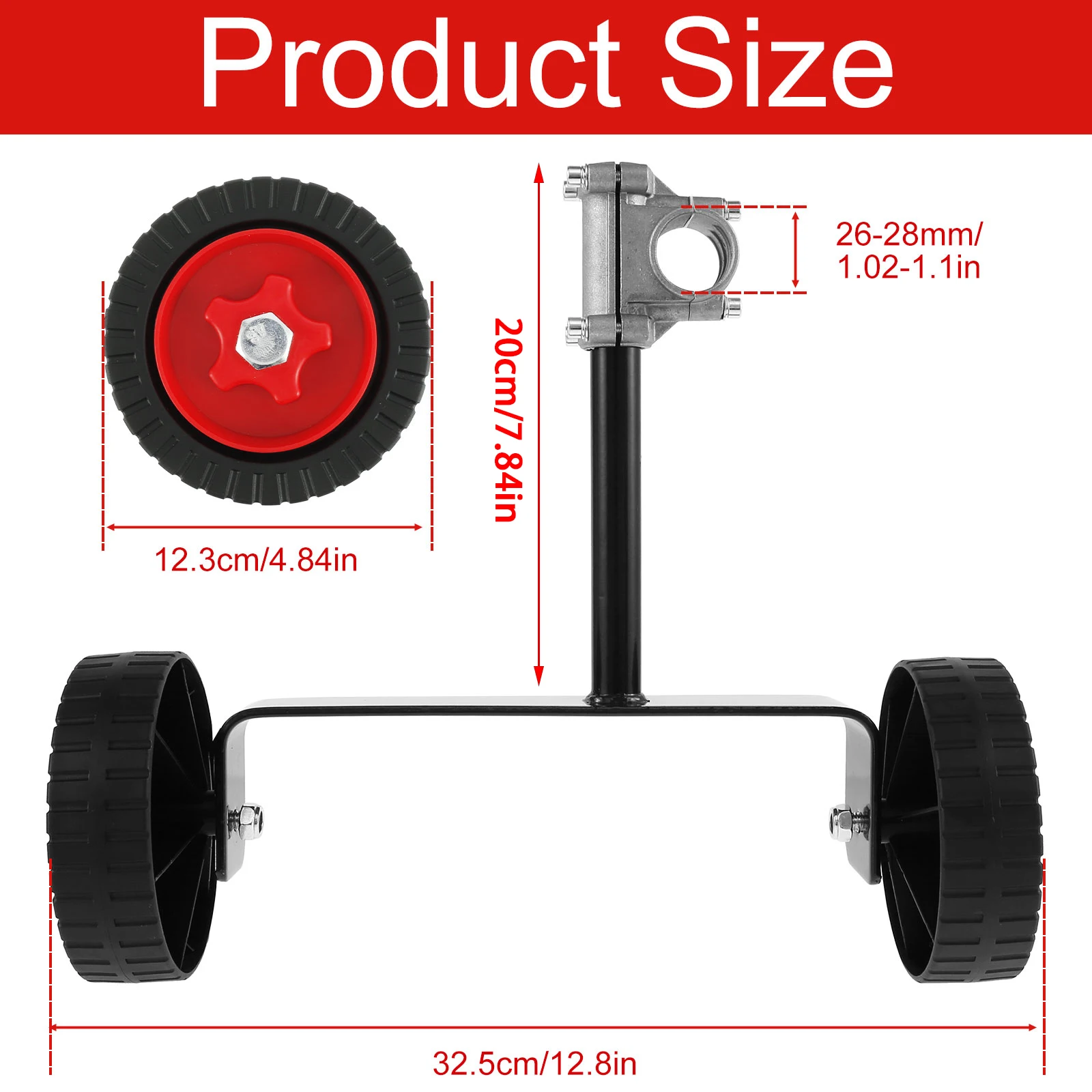 Imagem -05 - Cortador de Grama Elétrico Ajustável Universal Lawn Mower Grama Ajustável Gasoline Trimmer Attachment Pendurado Lateral Portátil Garden Maintenanc