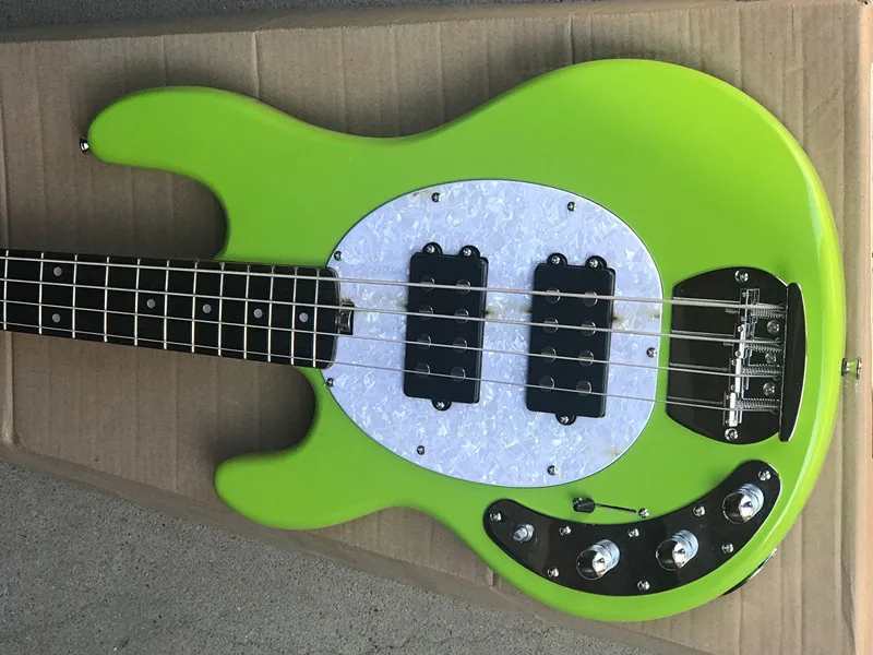 Left Handed 4 Strings Electric Bass Guitar with Rosewood Fingerboard,Chrome Hardware,Provide customized service