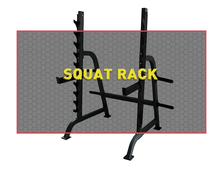 Home multi-function folding adjustable semi-power rack fitness equipment squat barbell rack