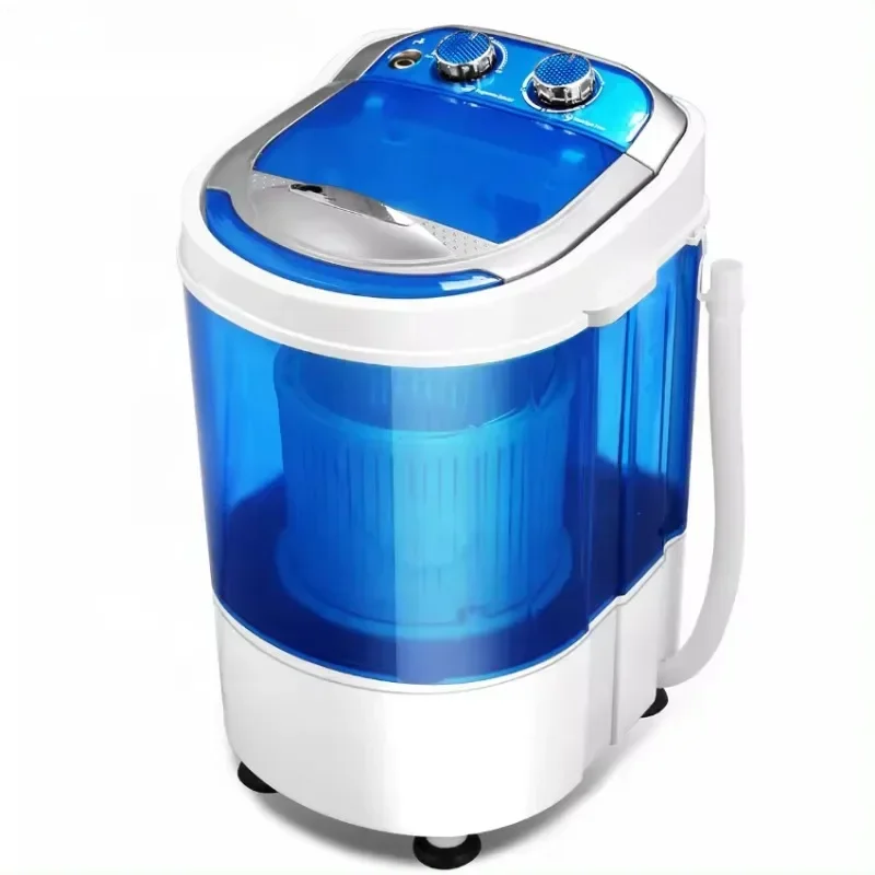 High Quality Single Tub Mini Washing Machine 3KG Portable Semi-automatic Laundry Machine with Basket