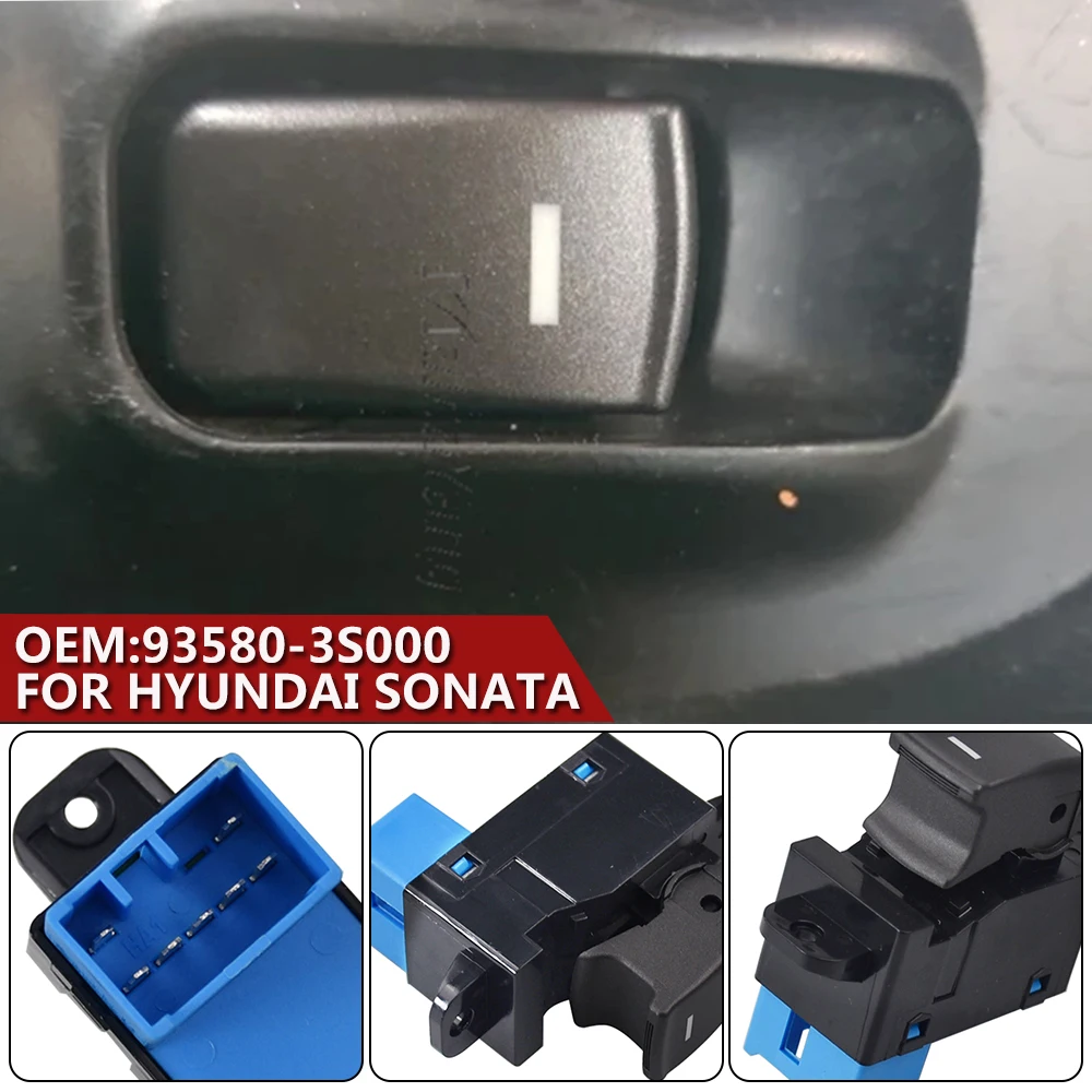 New Rear Master Electric Power Window Switch Button For Hyundai Sonata 2011 2012 2013 2014 2015 93580-3S000 935803S000 Auto Part