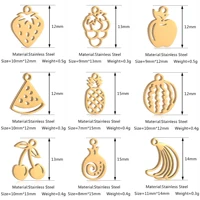 Breloques pomme/fraise/cerise/raisin, 5 pièces, pour la fabrication de bijoux, à la mode, Bracelet, boucle d'oreille, collier, accessoires faits à la main 2
