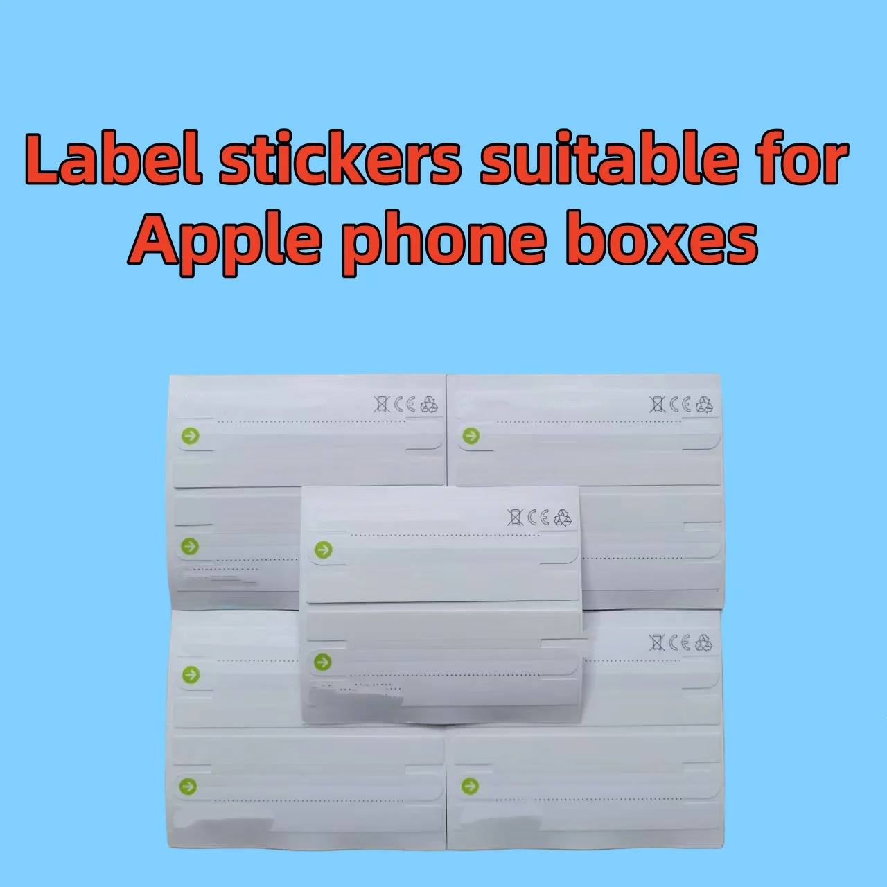 

5 Set OEM New Phone Package Box Sealing Stickers for Apple 13 13Pro 13Promax 13mini 14Plus 16e Box Packing Sealing sticker