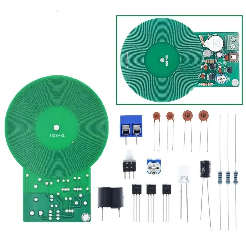 DIY Electronic Kit Metal Detector Kit Electronic Module DIY Welding Practice Board Circuit Board Assemble Learning Tool Set