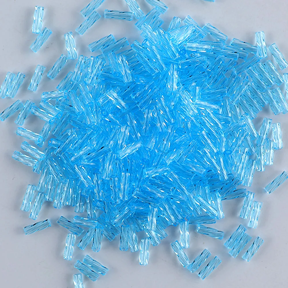 Japanese imported MGB transparent color spiral tube beads 10g jewelry accessories for clothing headdress hair clip earrings DIY