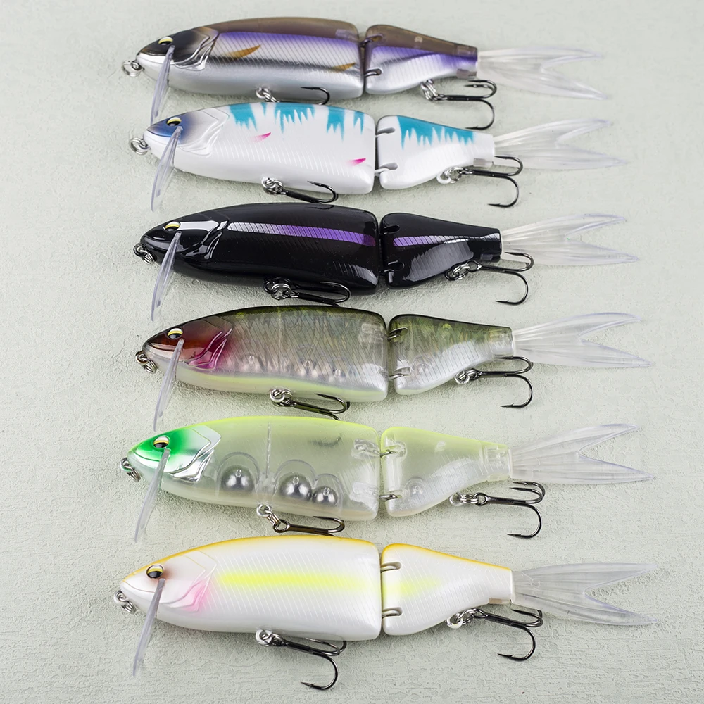 Chan's Huang Wake Bait Shad Glider Topwater Swimbait 14.5CM 59G / 5.7INCH 2.08OZ Artificial Hard Bait Jointed Fishing Lures