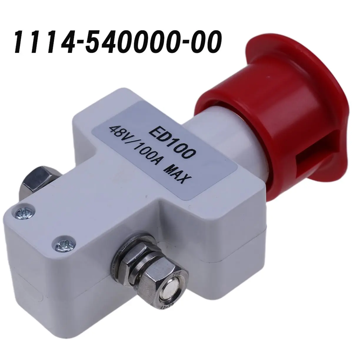Compatible ED100/48V Emergency Stop Switch Emergency Cut-Off Switch 1114-540000-00 for Zhongli Little Series