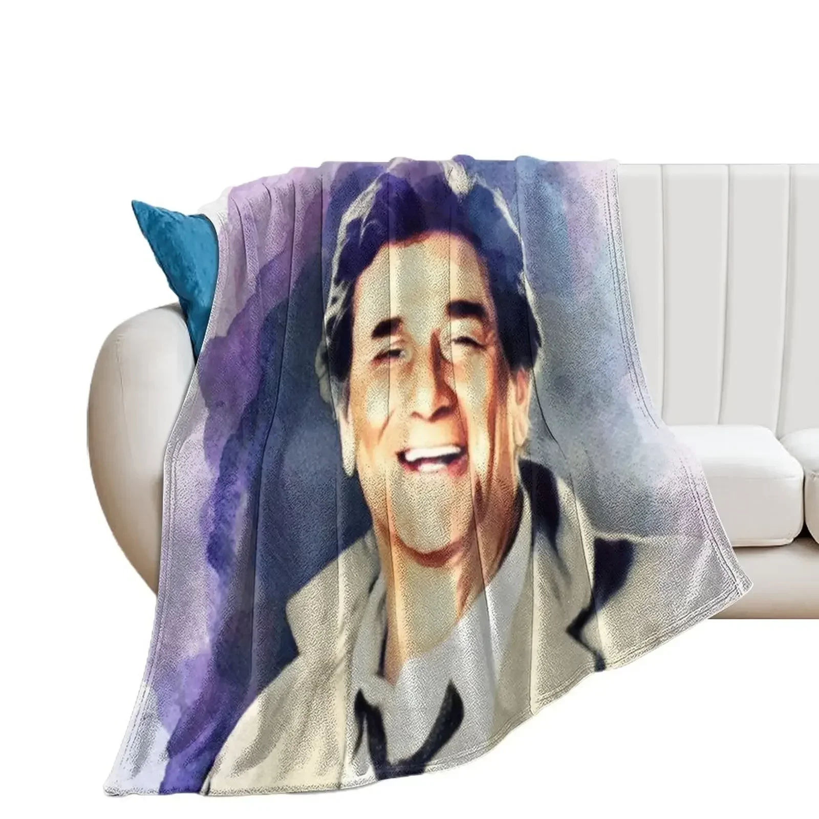 Peter Falk, Columbo Throw Blanket Hairys Thin Luxury Designer Decorative Throw Blankets