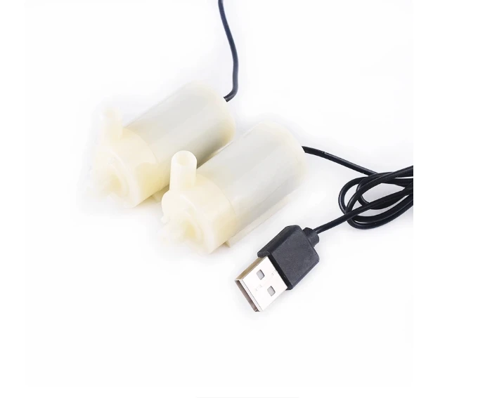 

5V amphibious (USB plug cable length of 1 meter) DC5W fountain vertical mini mini