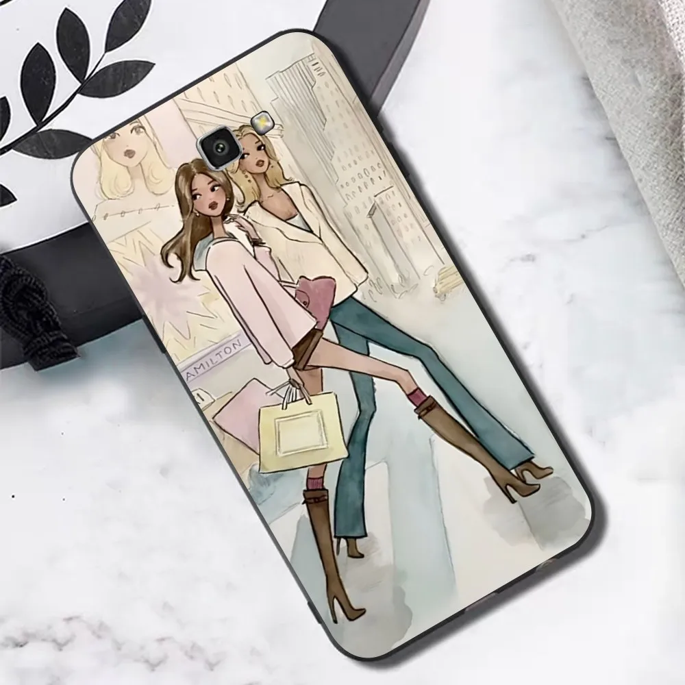 Beautiful American Girl Phone Case For Samsung S 9 10 20 21 22 23 30 23 24 Plus Lite Ultra FE S10lite Fundas