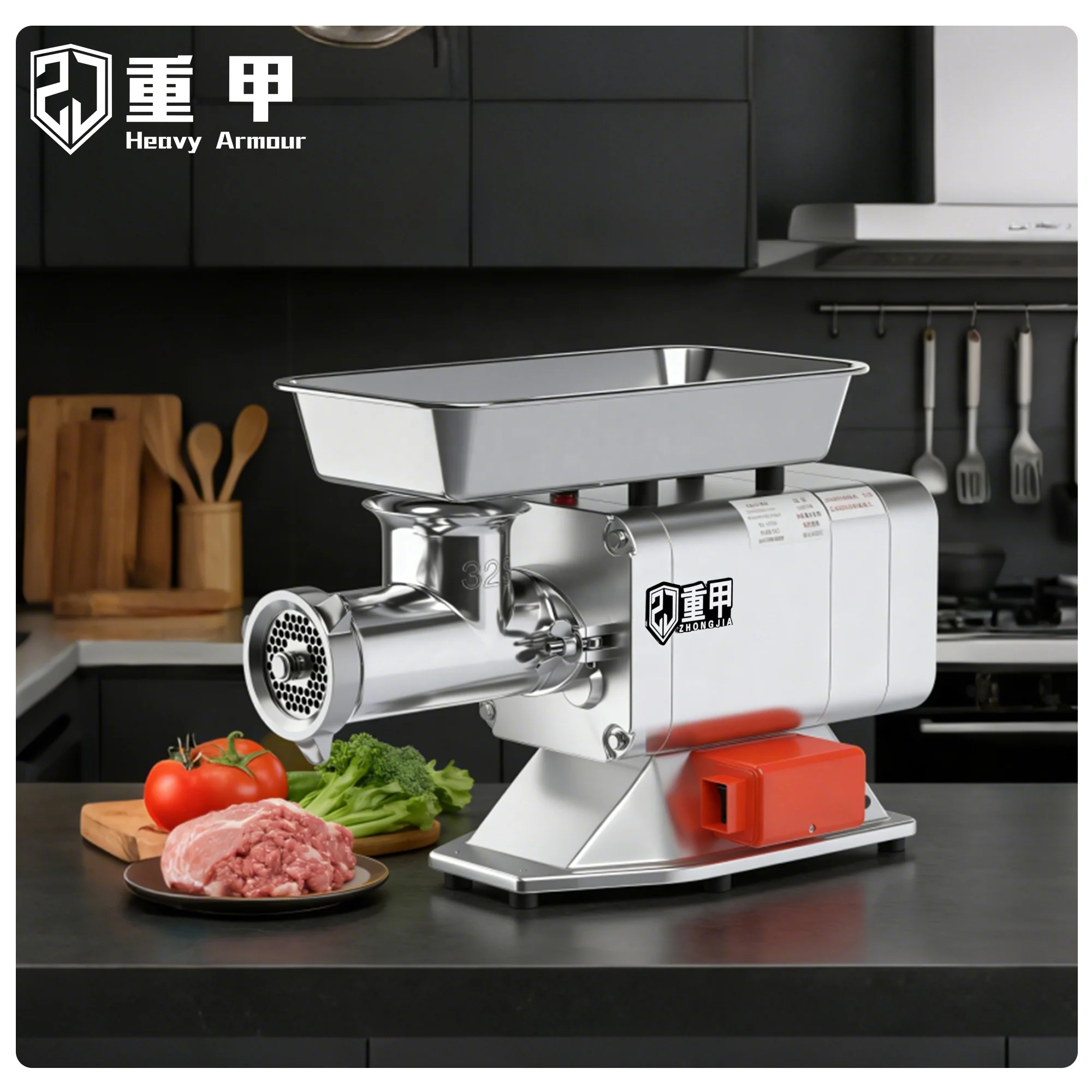 Industrial Meat Grinder Heavy Duty Industrial Meat Grinder Machine For Processing Frozen And Fresh Meat