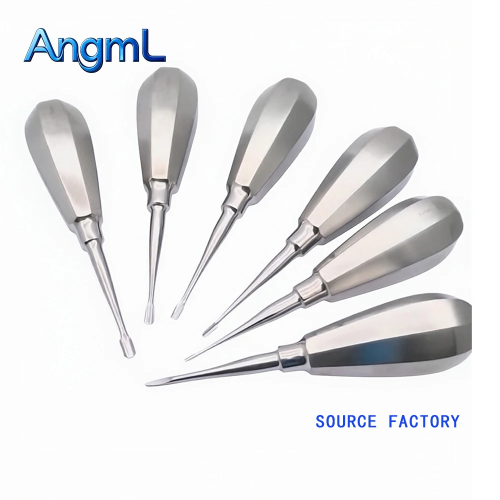 15 Pcs Short Thick Handle Pet Dental Set, Dental Elevator, Scaler, Tooth Extraction Forceps, Small Animal Dental Instruments
