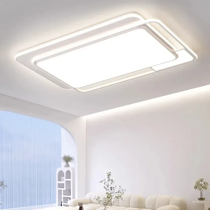 

Nordic Minimalist Square Ceiling Lights Modern Living Room Home Interior Decoration Children's Bedroom Restaurant Hanging Lamps
