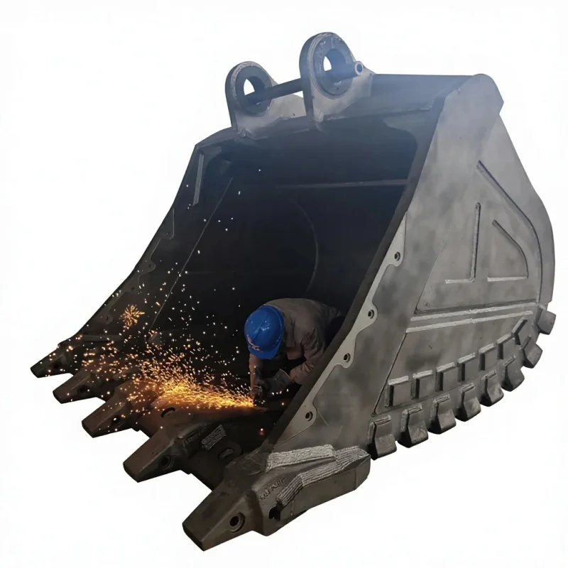 

High Strength Mine Rock Bucket, Wear Resistant Heavy Duty Attachment For Earthmoving Mining Construction Work