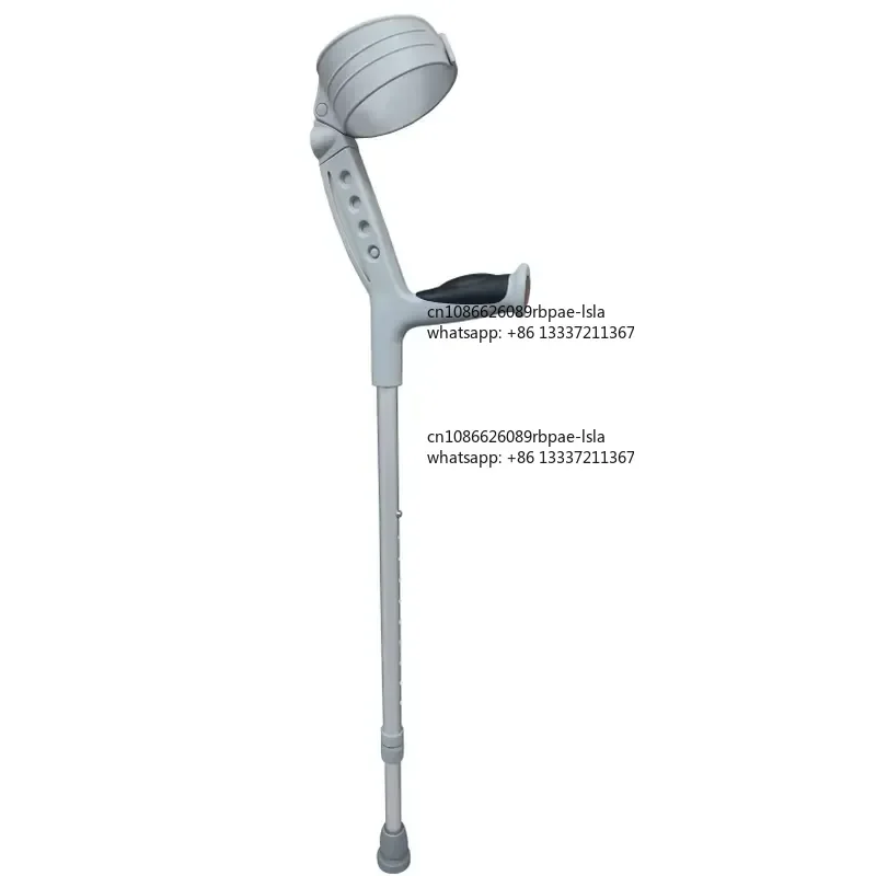 Aluminum Lightweight Adjustable Forearm Crutches Walking Cane for Elderly