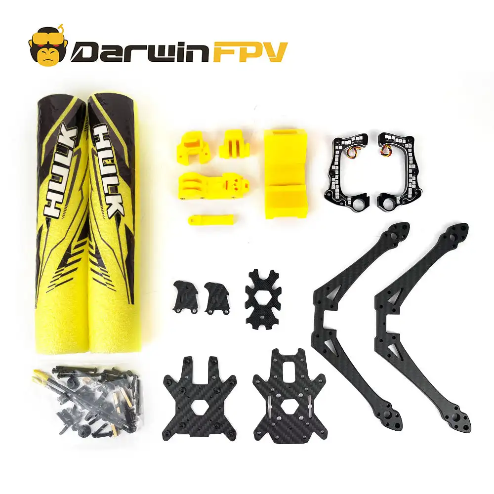 DARWIN HULK โ
ก Waterproof FPV Drone Frame Carbon Fiber Quadcopter Frame Kit with 5.5mm arm DIY parts