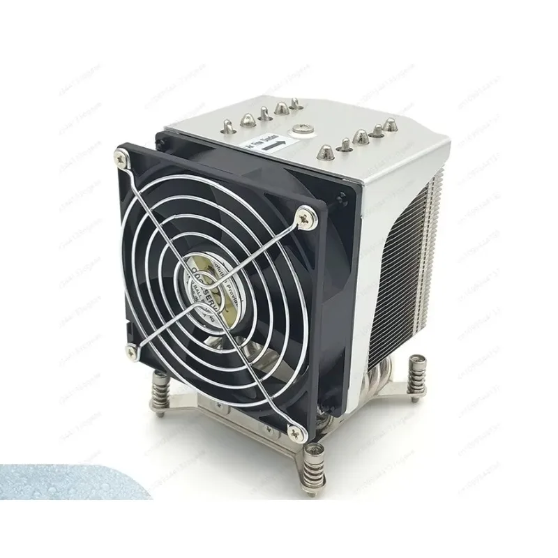 Support 115X/2011 4U server CPU heatsink 5 heat pipe desktop, silent temperature controlled fan